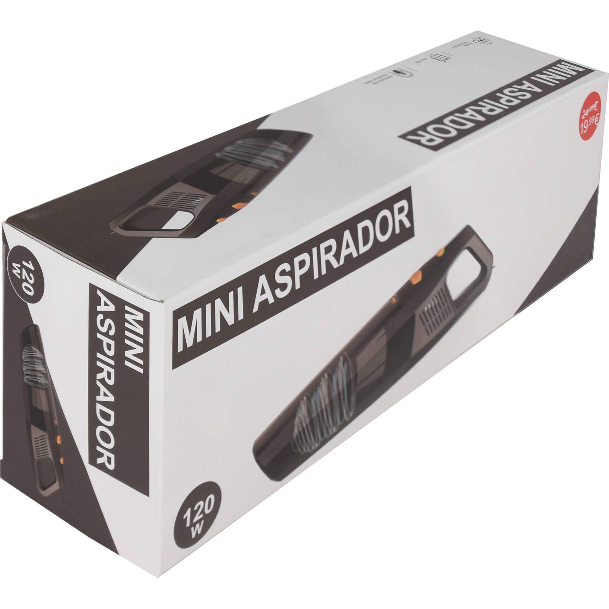 Mini Aspirador Preto 120W Mini Aspirador Preto 120W