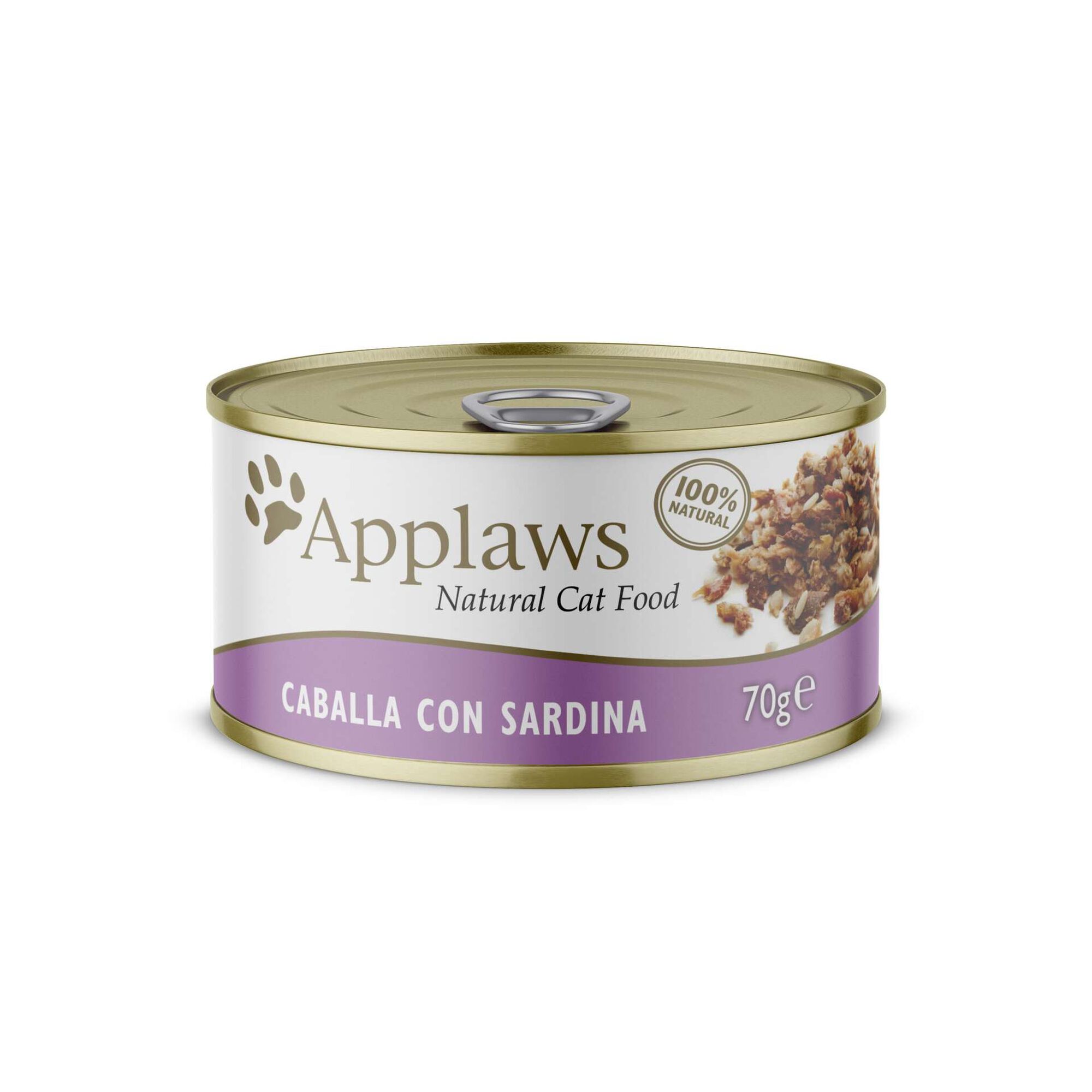 Comida H&uacute;mida para Gato Cavala e Sardinha Applaws