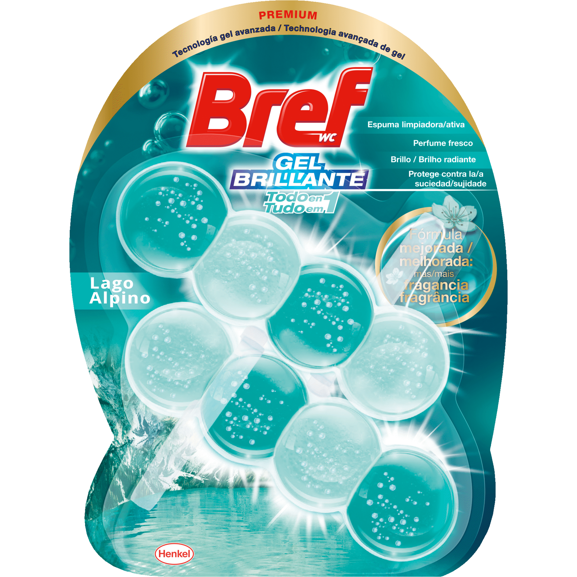 Bloco Sanit&aacute;rio Bright Gel Lago dos Alpes Bref