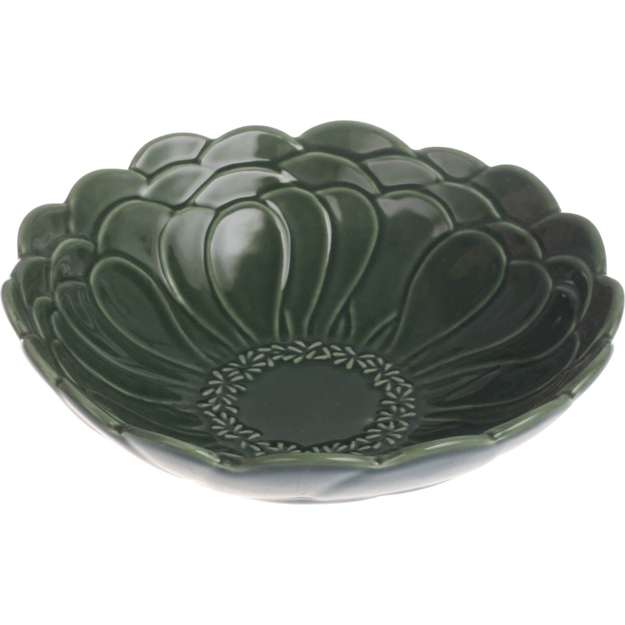 Ta&ccedil;a Folhas Verde Escuro Kasa