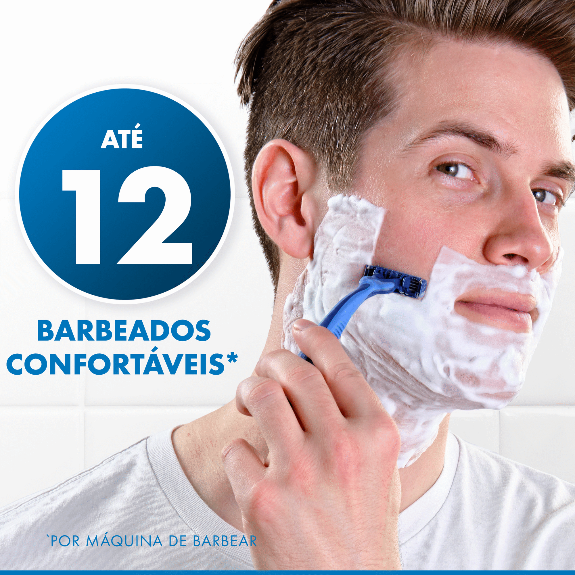 L&acirc;minas Descart&aacute;veis Sensor3 Comfort Gillette