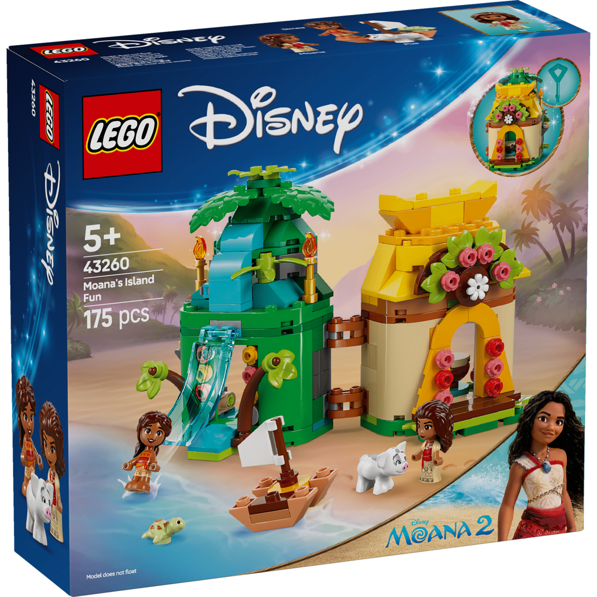 LEGO Disney - Divers&atilde;o na Ilha da Vaiana - 43260