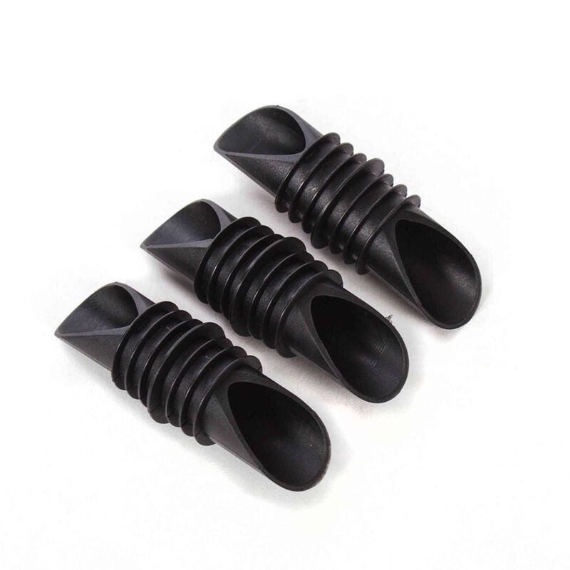 Conjunto 3 Salva Gotas Plástico Preto Koala Kasa