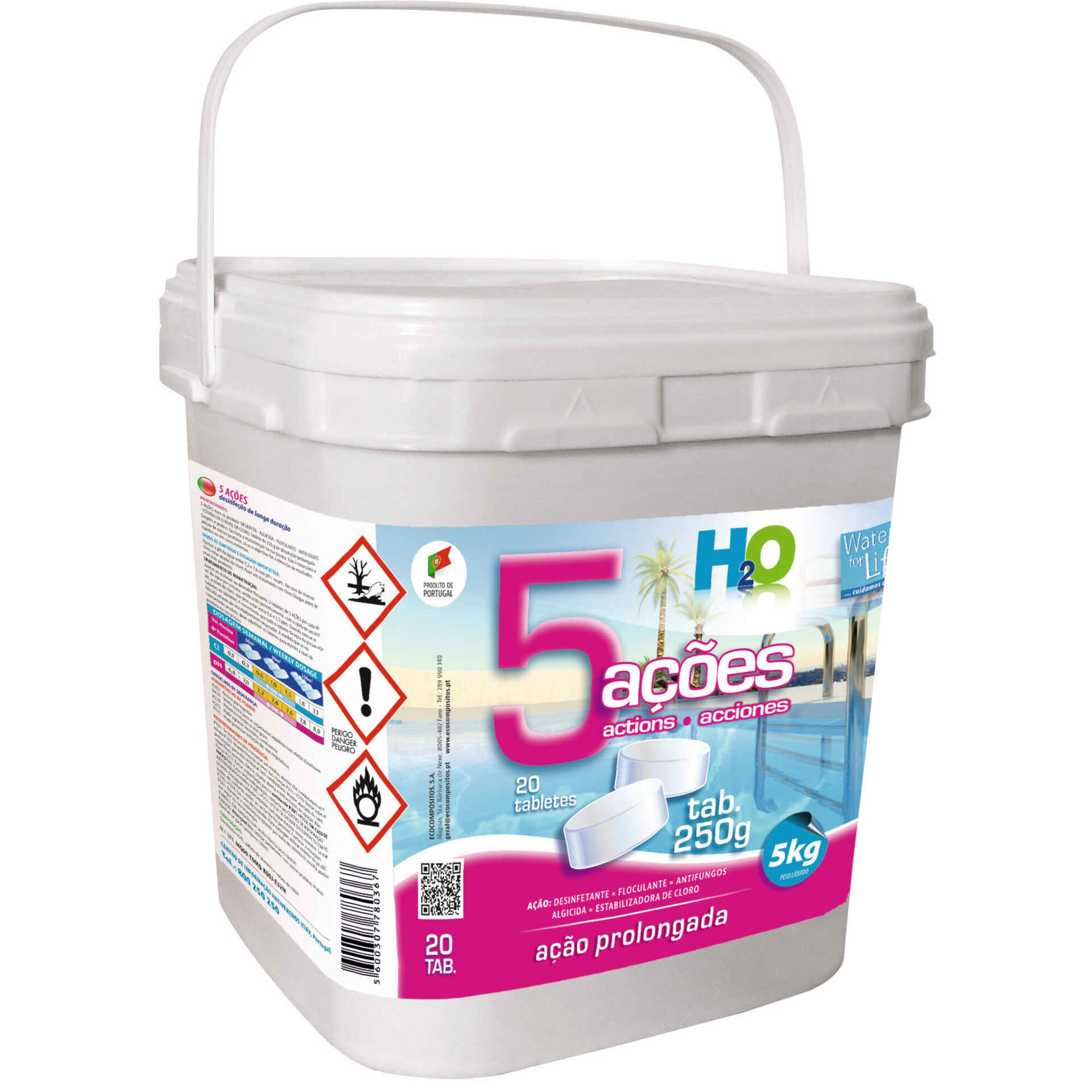 Desinfetante Cloro 5 Ações 5kg Desinfetante Cloro 5 Ações 5kg