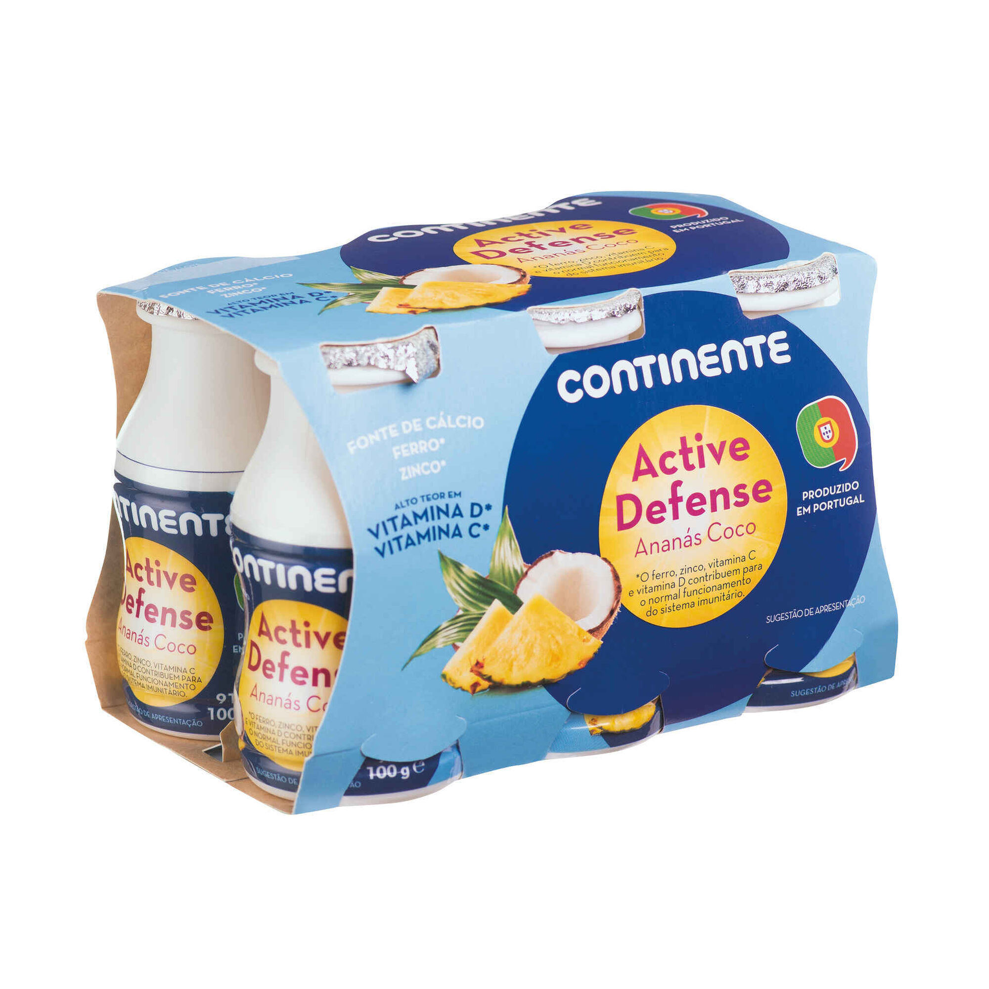 Iogurte Líquido Active Defense Ananás e Coco Iogurte Líquido Active Defense Ananás e Coco