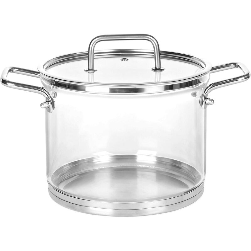 Panela Base Indução Vidro 4,5L Kasa