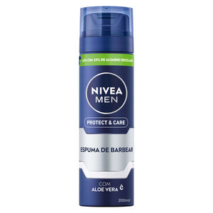 Espuma de Barbear Protect & Care Suave Nivea Men