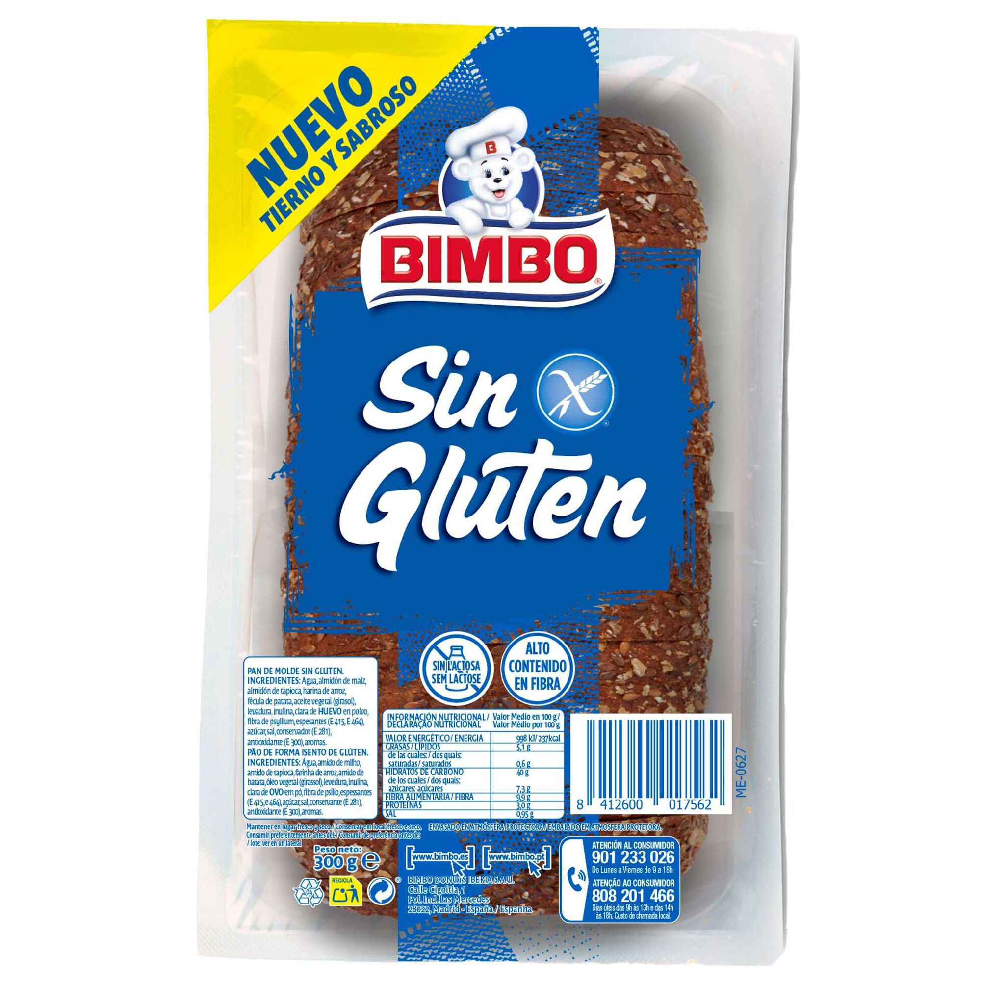 Pão de Forma com Côdea sem Glúten
