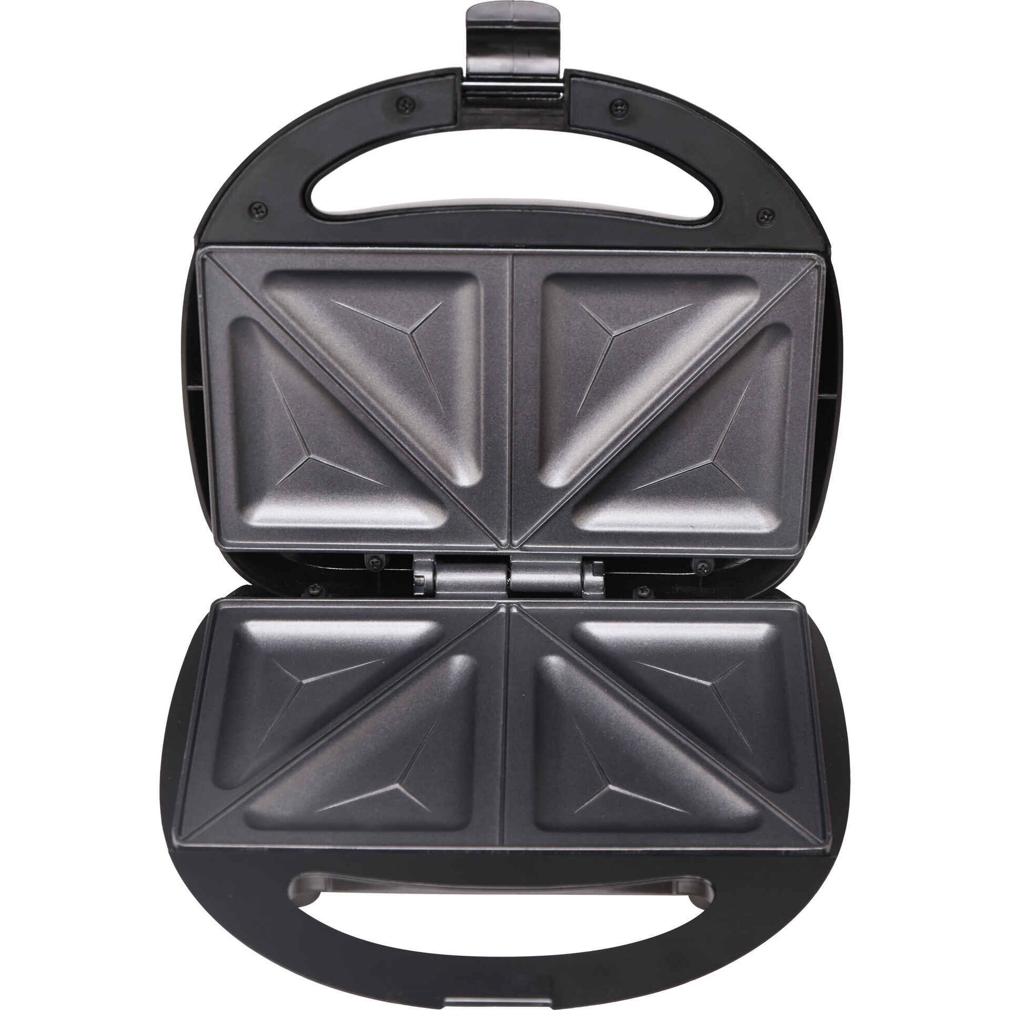 Sandwicheira Antiaderente Preta 750W Bazar&atilde;o