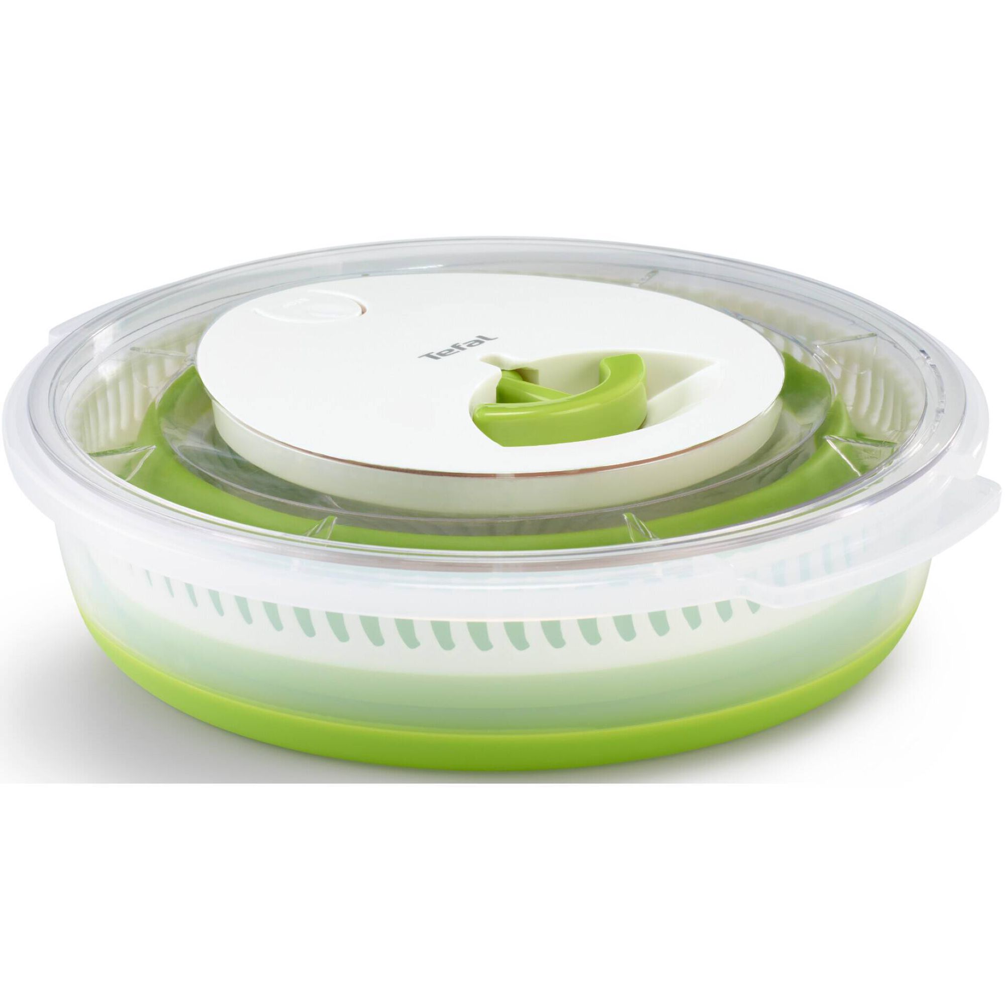 Escoador de Salada Retr&aacute;til Verde Tefal