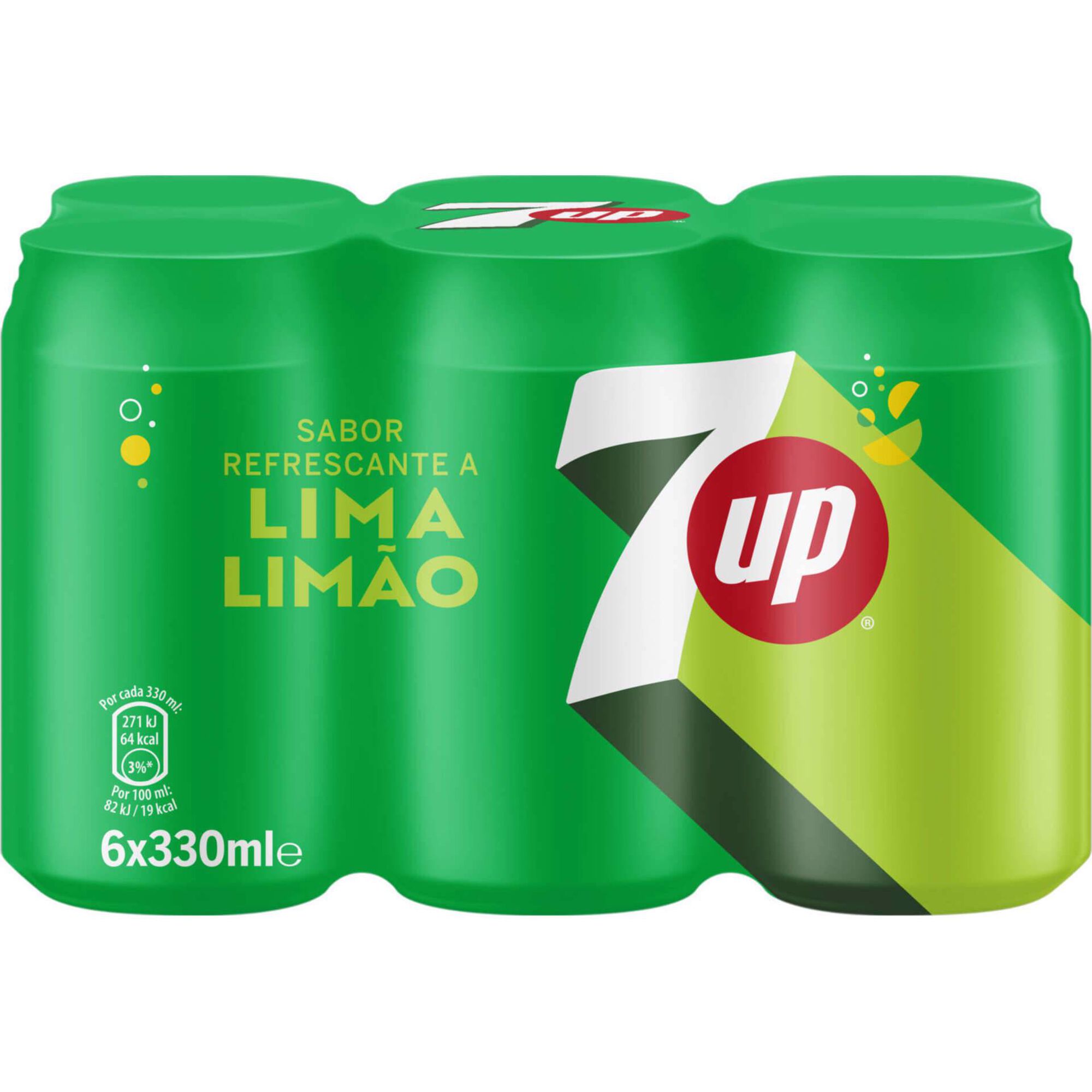 Refrigerante em Lata com G&aacute;s Lima Lim&atilde;o 7Up