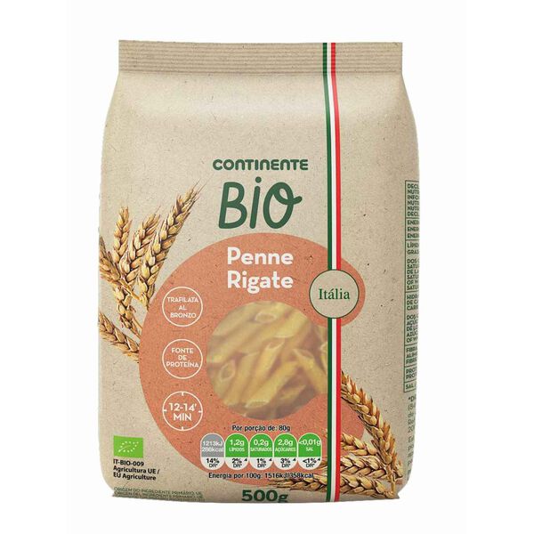 Massa Penne Rigate Continente Bio