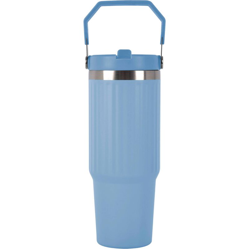 Garrafa Térmica Cerâmica 900ml Azul Kasa