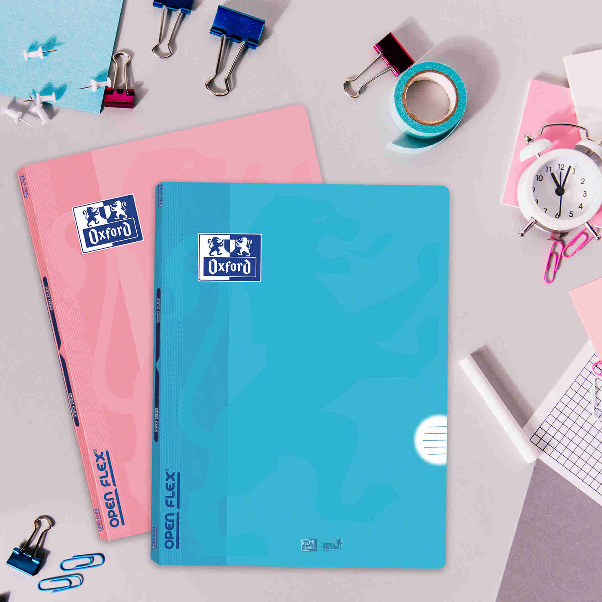 Caderno Agrafado Openflex Pastel A4 Pautado (várias cores)