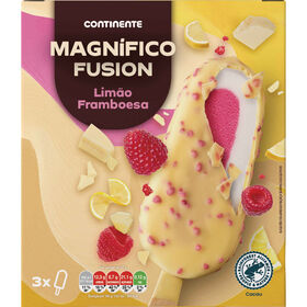 Gelado Magn&iacute;fico Fusion Lim&atilde;o e Framboesa Continente