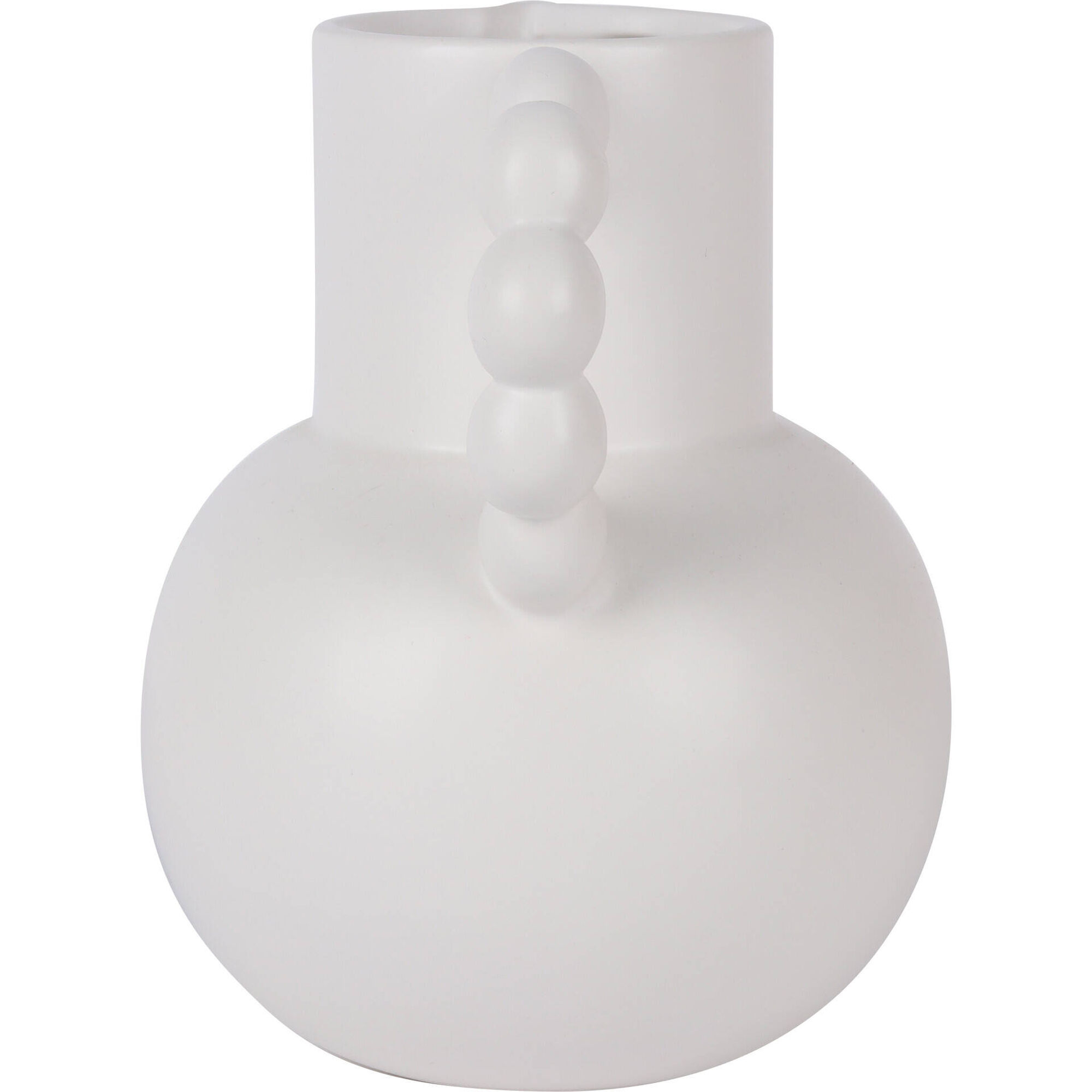 Jarra Asa com Bolas Branca