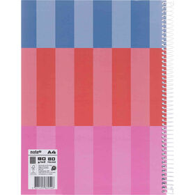 Caderno Note! Espiral Capa Dura A4 Quadriculado Dynamic para App Leccit  (v&aacute;rias cores)