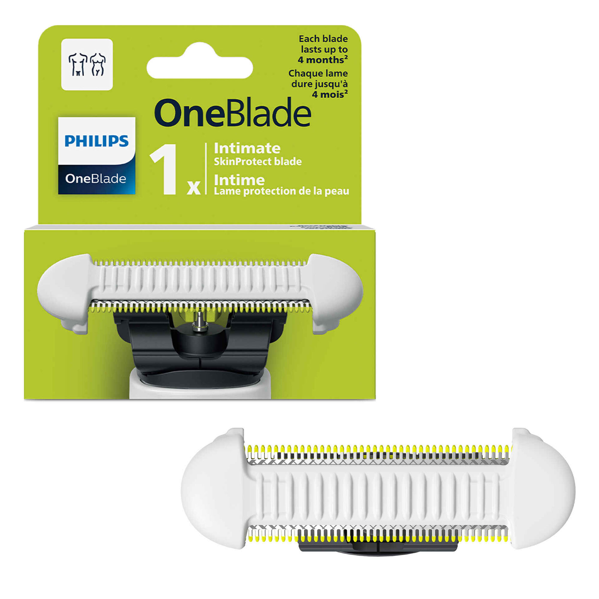 Recarga de L&acirc;minas One Blade Intimate QP219 Philips