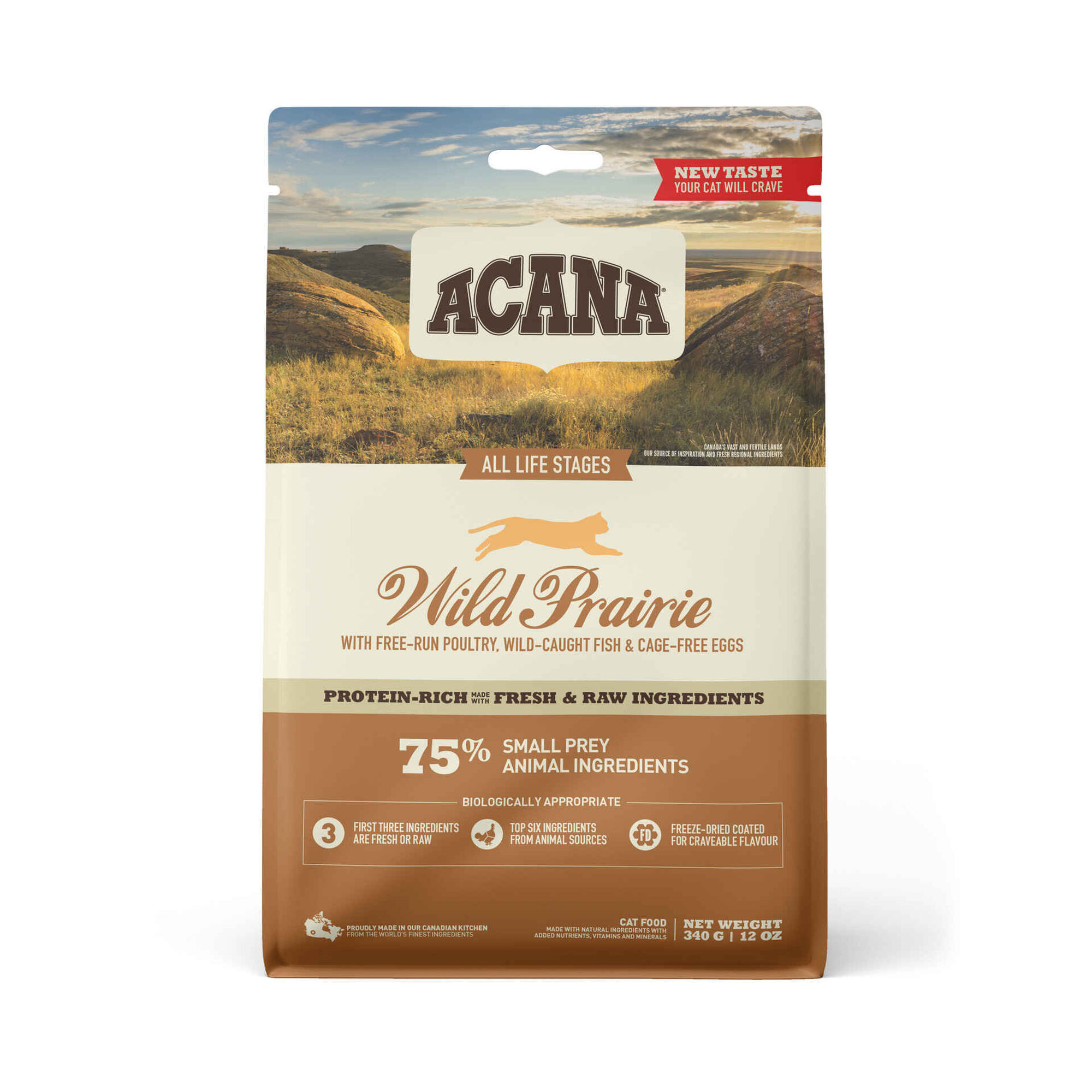 Ração para Gato Adulto Mini Wild Prairie Ave, Peixe e Ovos Ração para Gato Adulto Mini Wild Prairie Ave, Peixe e Ovos