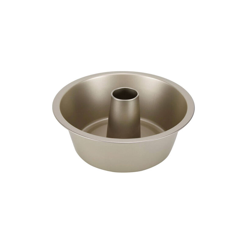 Forma Redonda Furo Metal 26cm Dourada Doce Kasa
