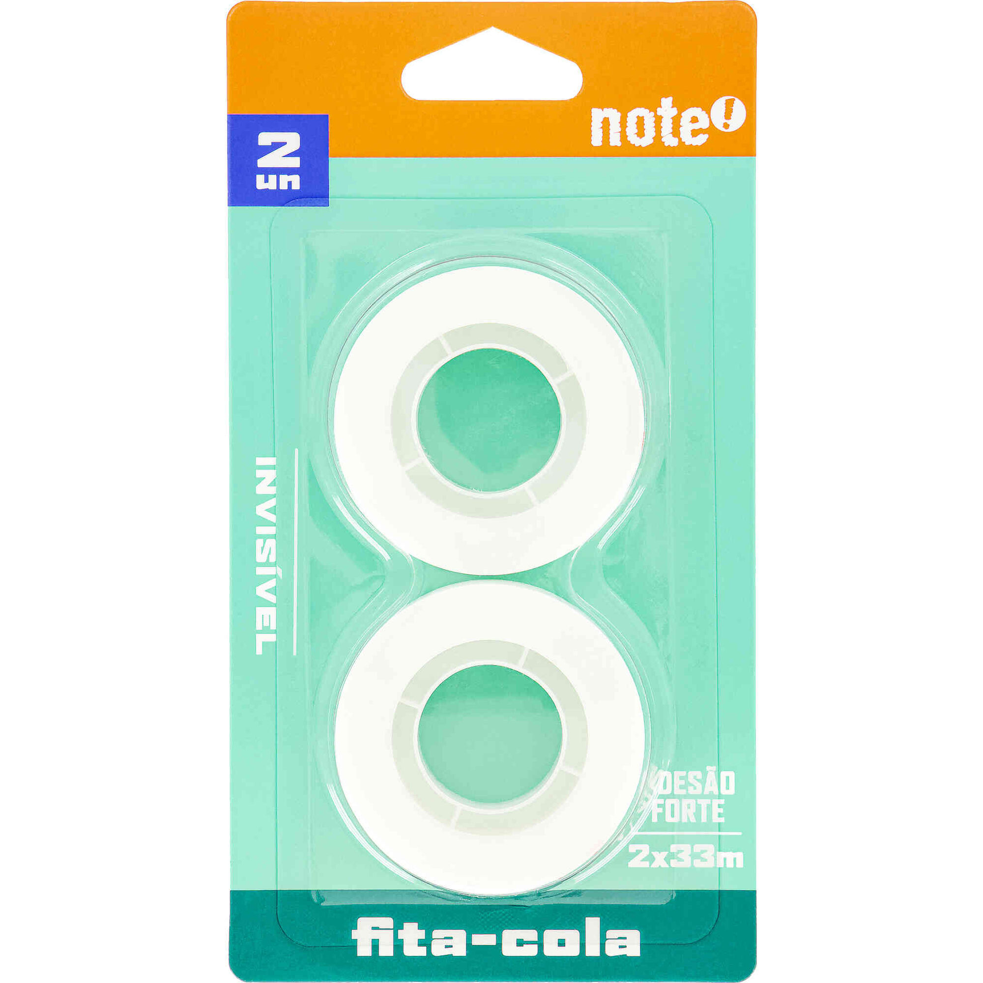 Conjunto 2 Fita Colas Invis&iacute;vel 19mm x 33m Note!
