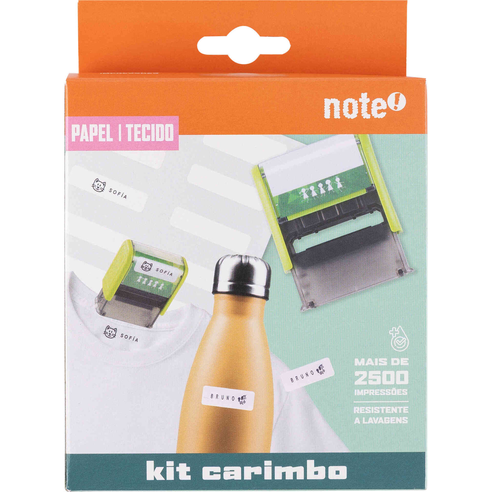 Kit Carimbos e Etiquetas Note!