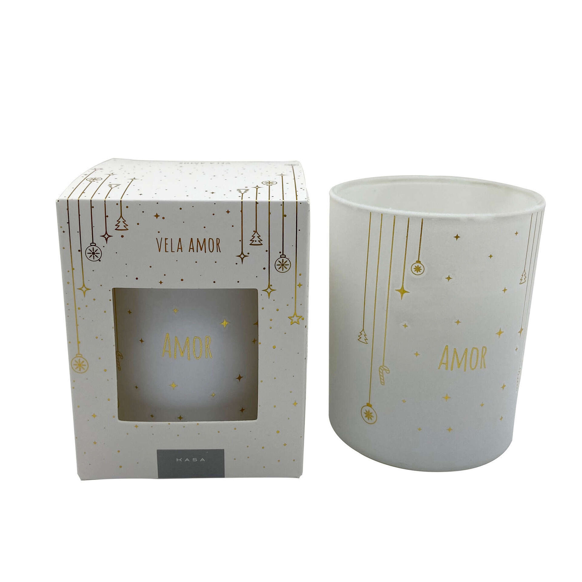 Vela em Copo 165g Branca Amor