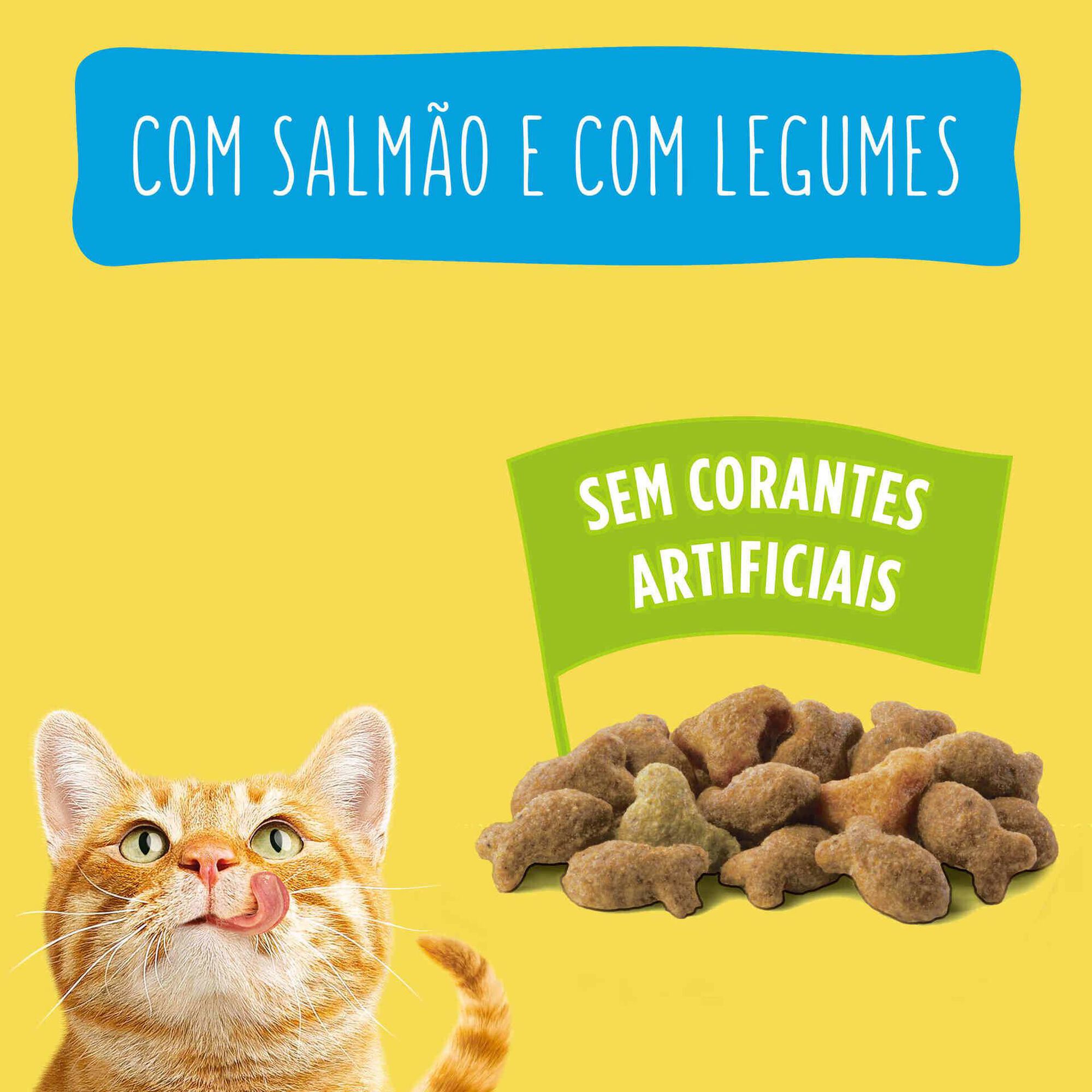 Ra&ccedil;&atilde;o para Gato Adulto Salm&atilde;o Purina Friskies