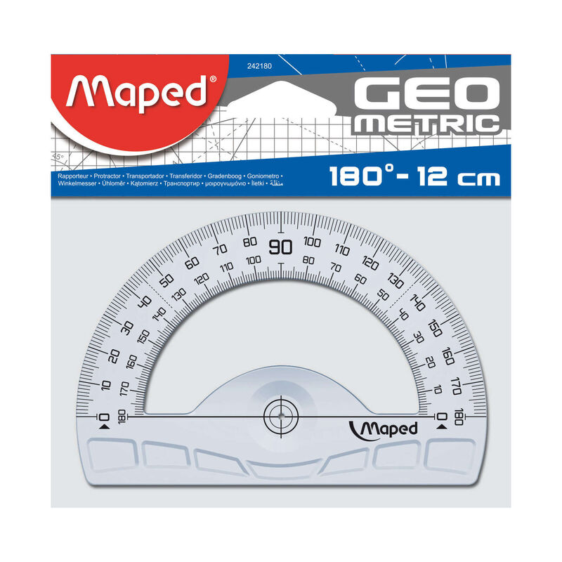 Transferidor 180º 12cm Maped