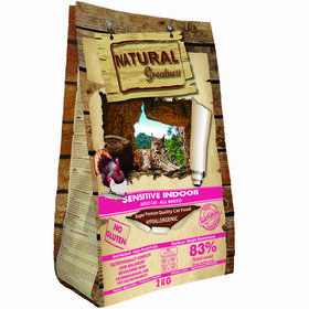 Ra&ccedil;&atilde;o para Gato Adulto Sensitive Indoor Natural Greatness