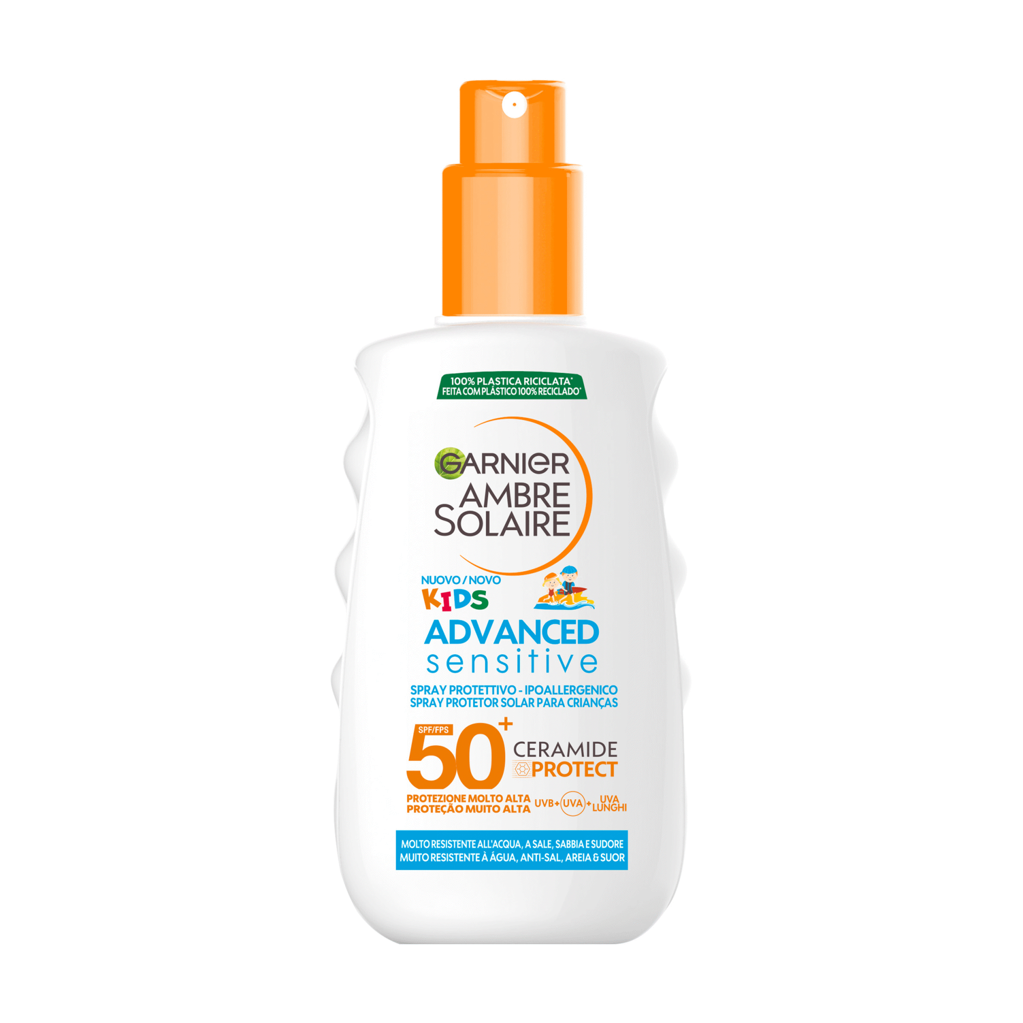Protetor Solar Spray Sensitive Advanced Kids FPS 50+ Garnier Ambre Solaire