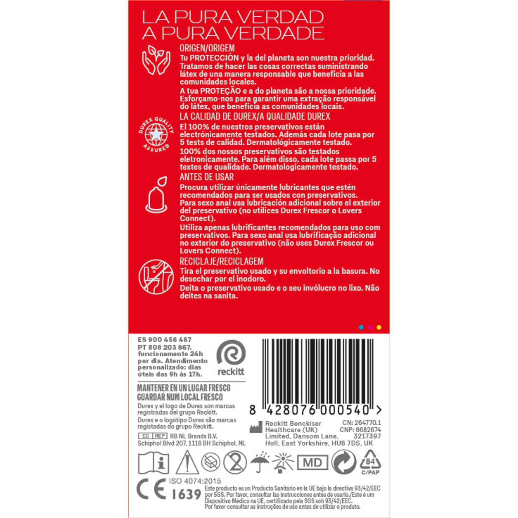 Preservativos Sensitivo Contacto Total