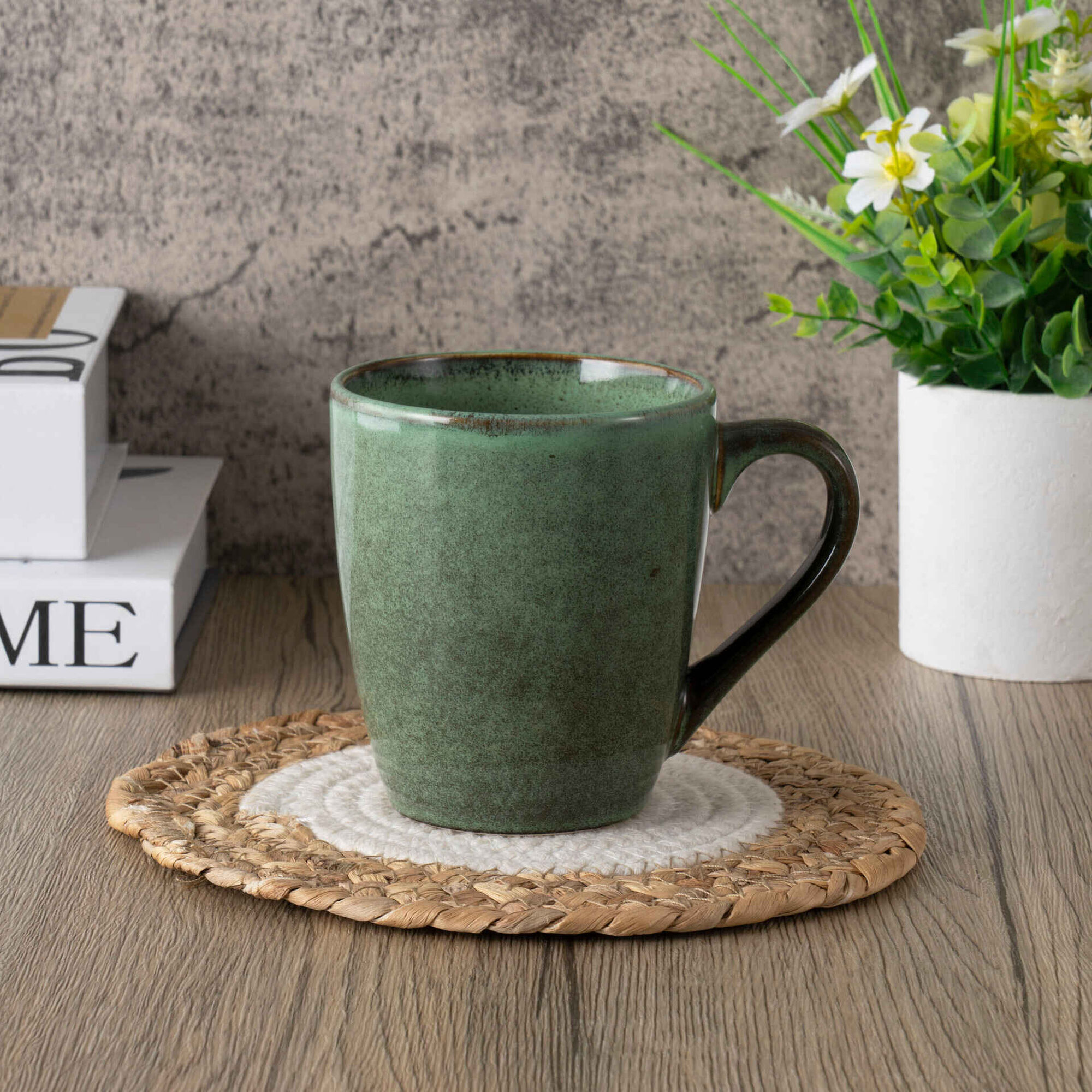 Caneca 380ml Reativa Verde Kasa