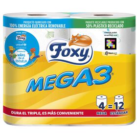 Papel Higi&eacute;nico Mega3 Foxy