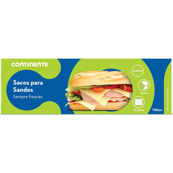 Sacos para Sandes Continente
