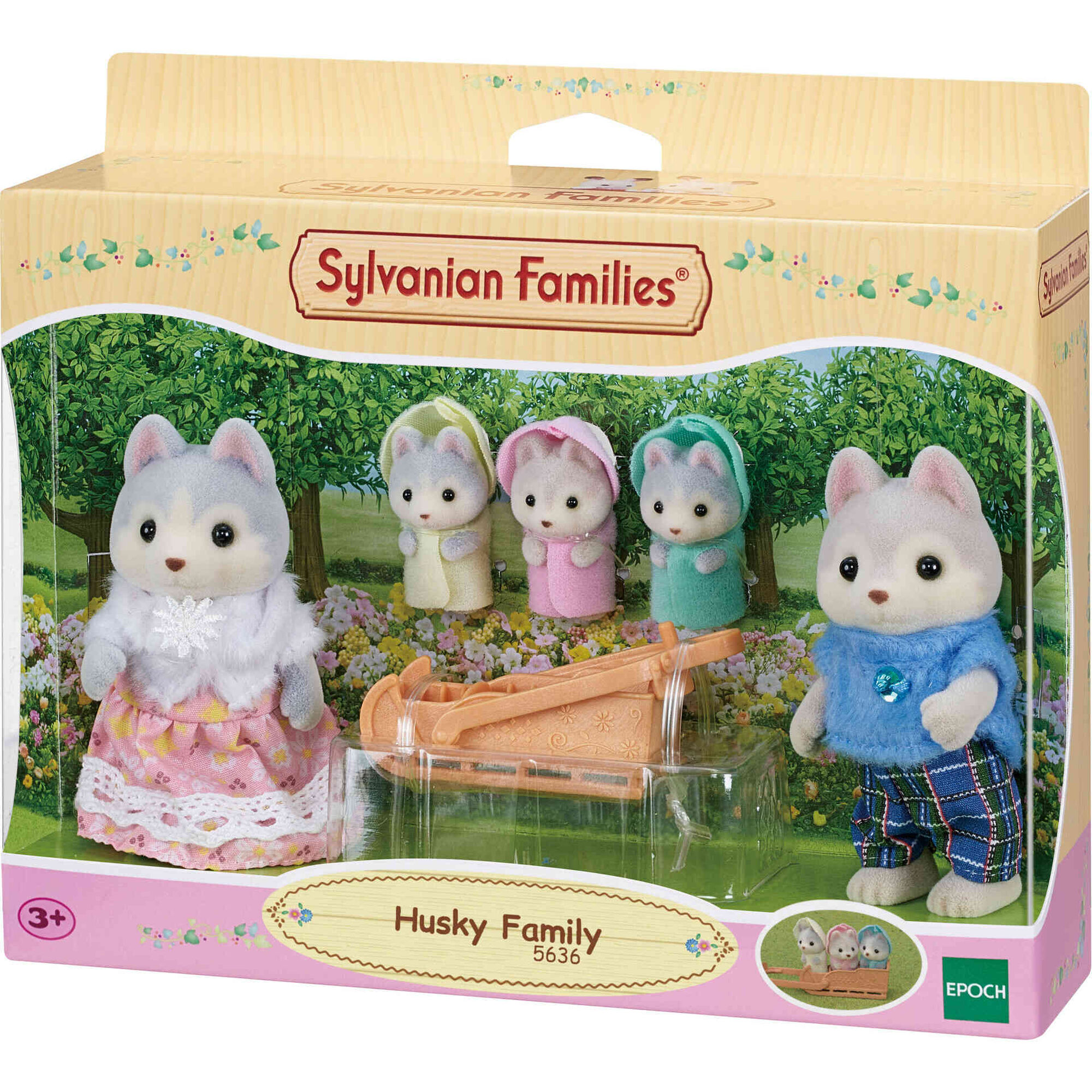 Sylvanian Families - Pack Figuras Fam&iacute;lia Husky