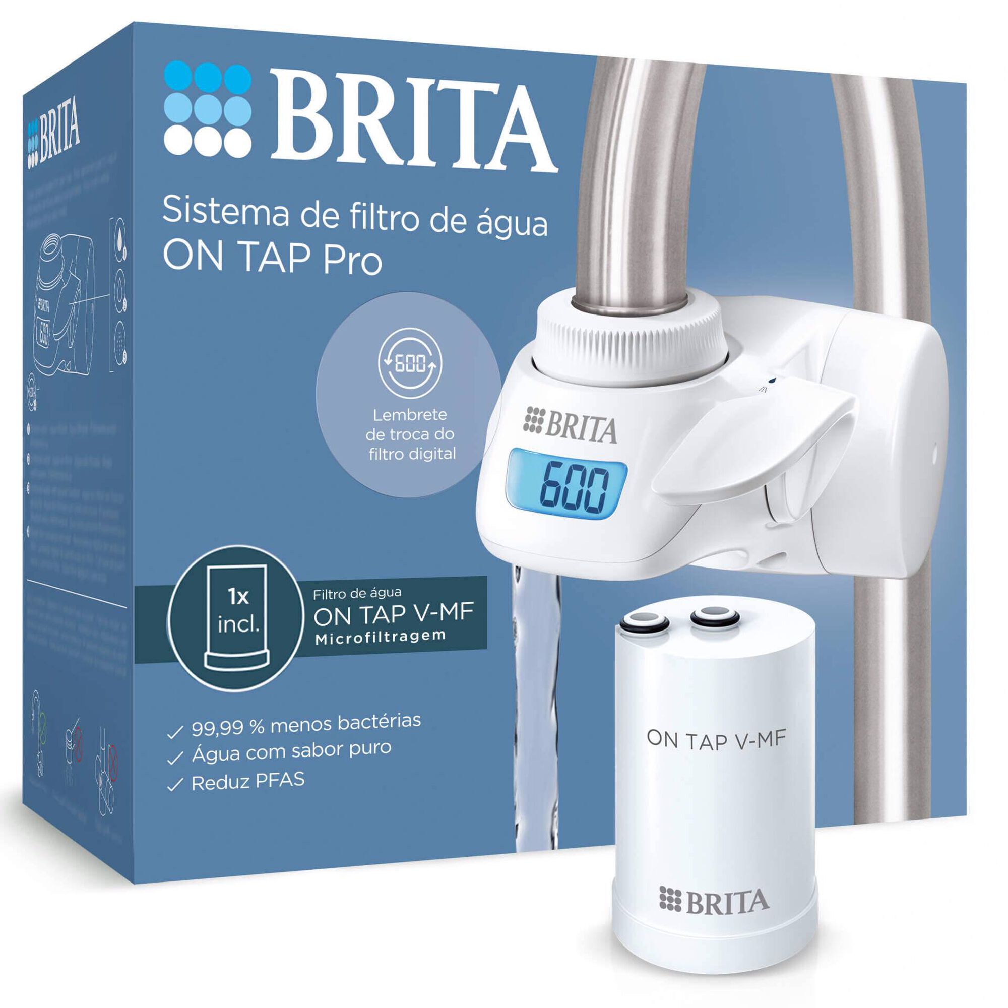 Sistema Filtra&ccedil;&atilde;o &Aacute;gua para Torneira On Tap Brita