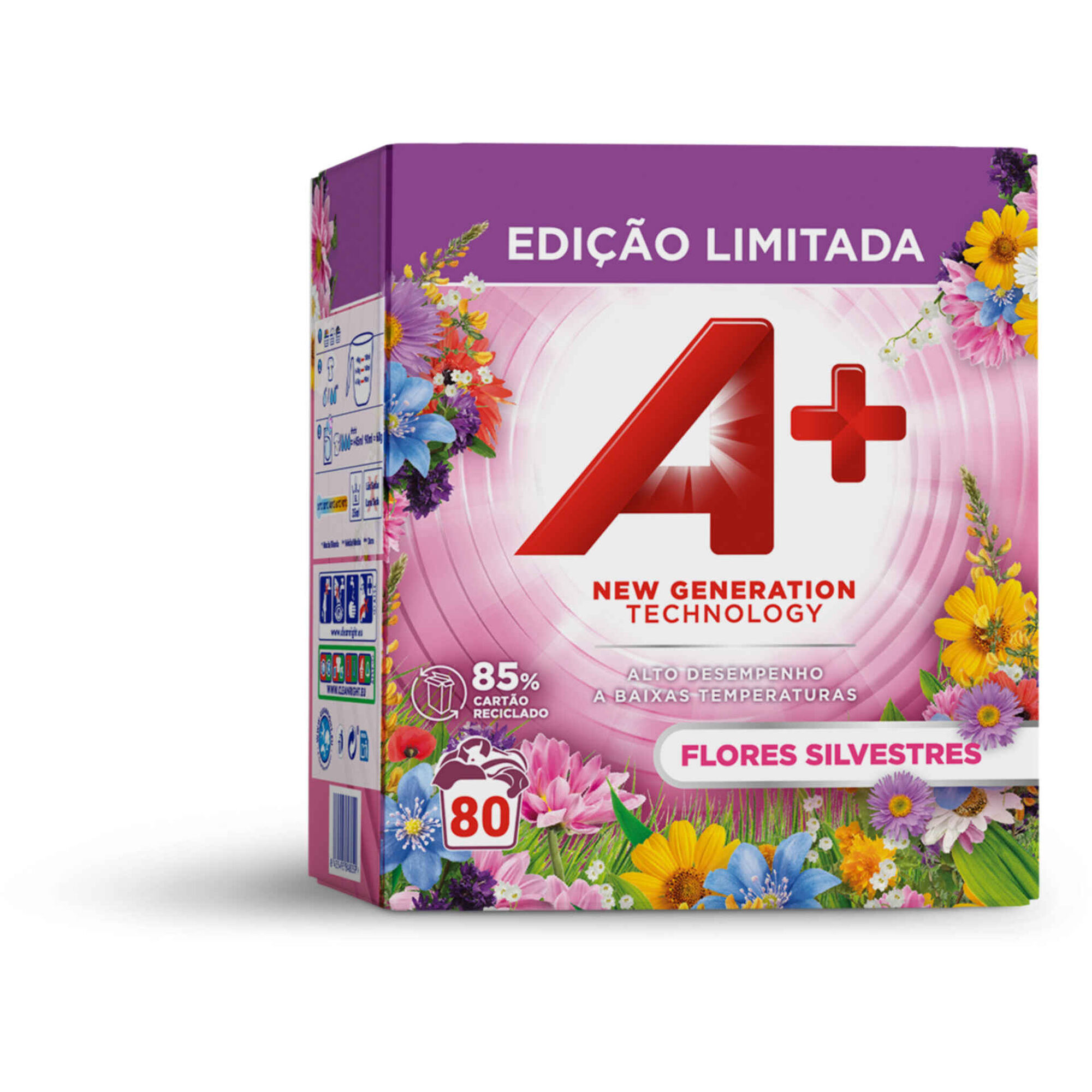 Detergente Máquina Roupa Pó Flores Silvestres