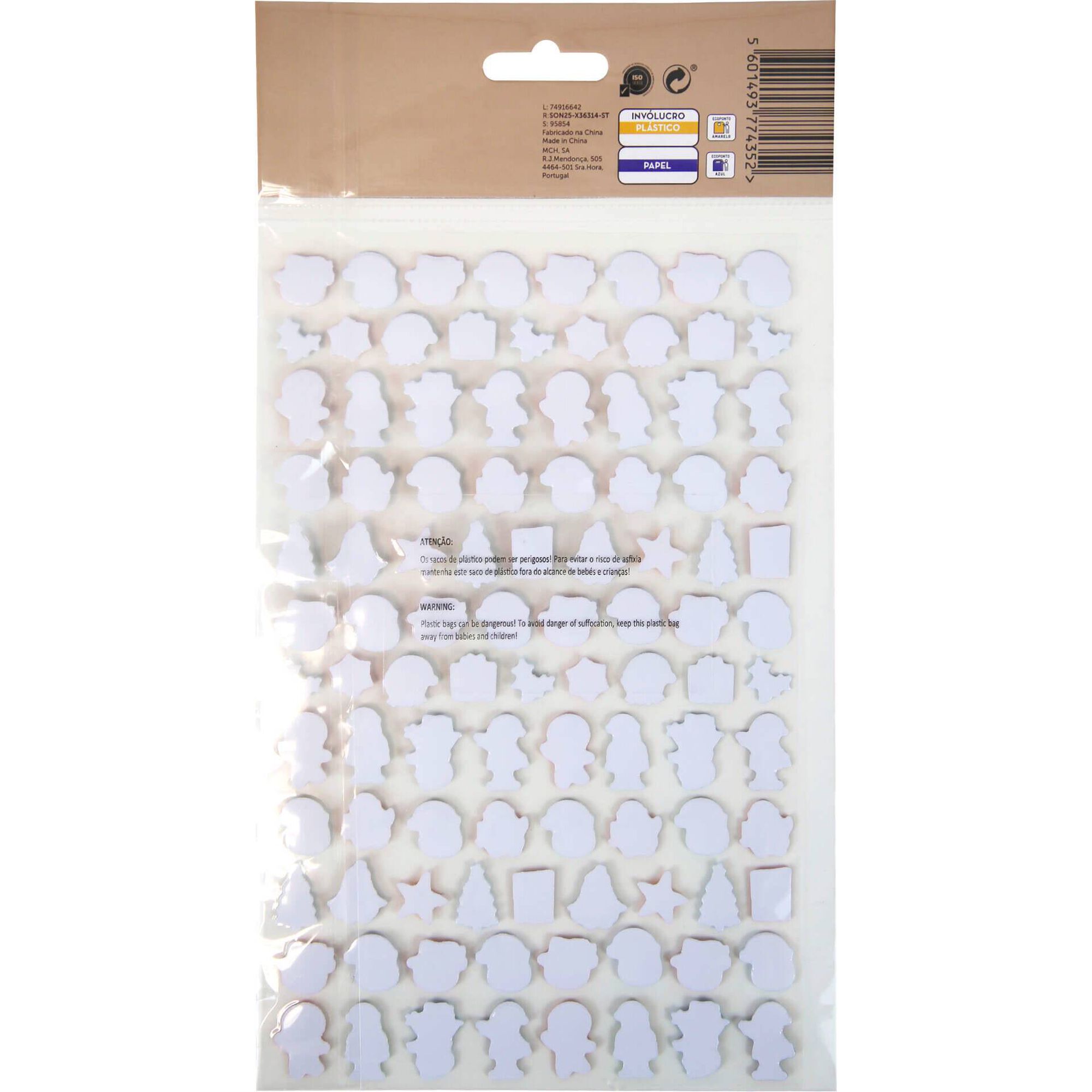 Conjunto de Autocolantes de Natal