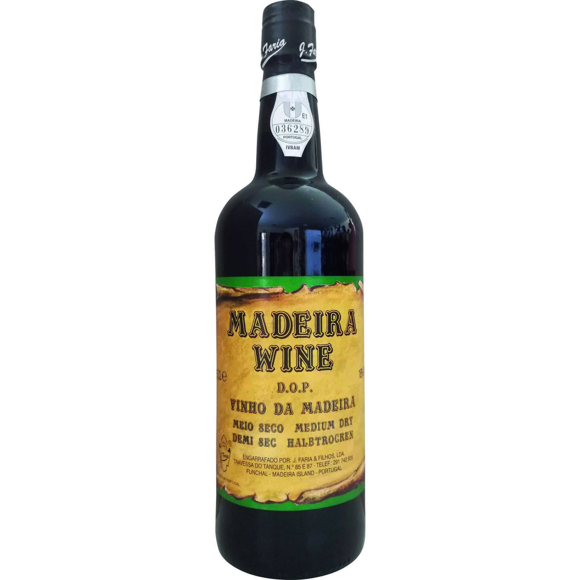 Vinho da Madeira J. Faria & Filhos Meio Seco Vinho da Madeira J. Faria & Filhos Meio Seco
