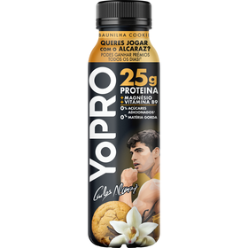 Iogurte L&iacute;quido Prote&iacute;na Baunilha Bolacha Yopro Danone