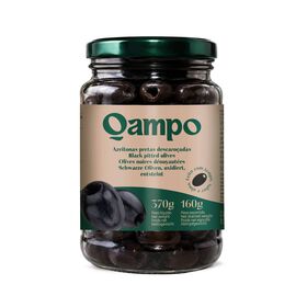Azeitona Preta Descaroçada Oxidada Qampo