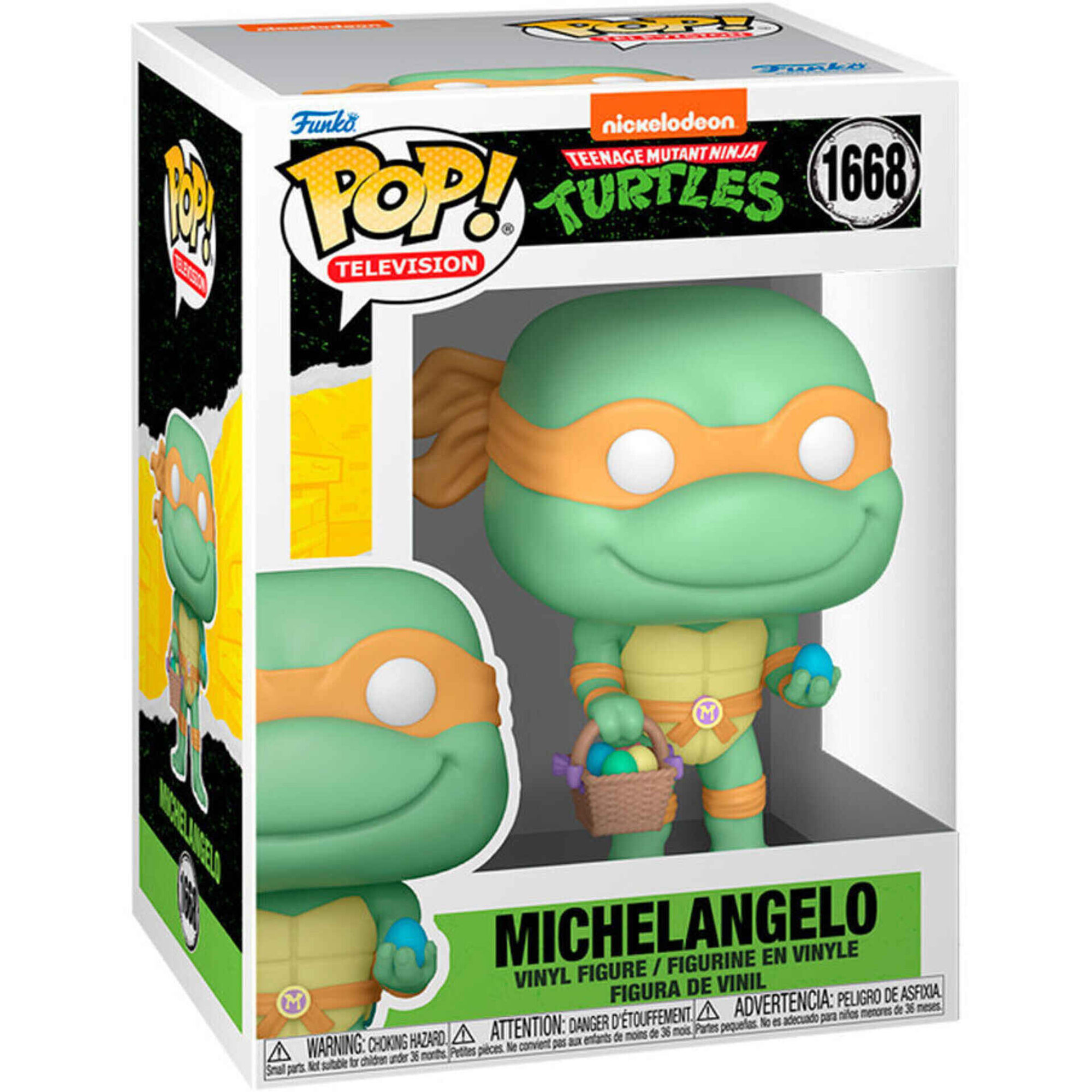 Funko - Figura Vinyl TMNT Easter &ndash; Michaelangelo