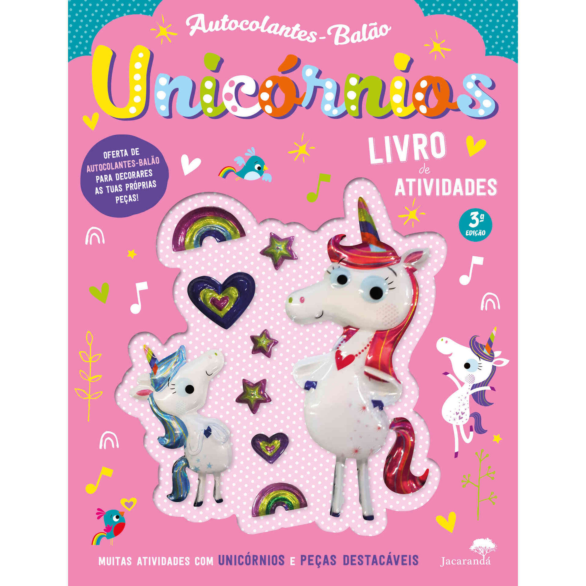 Autocolantes-Balão: Unicórnios
