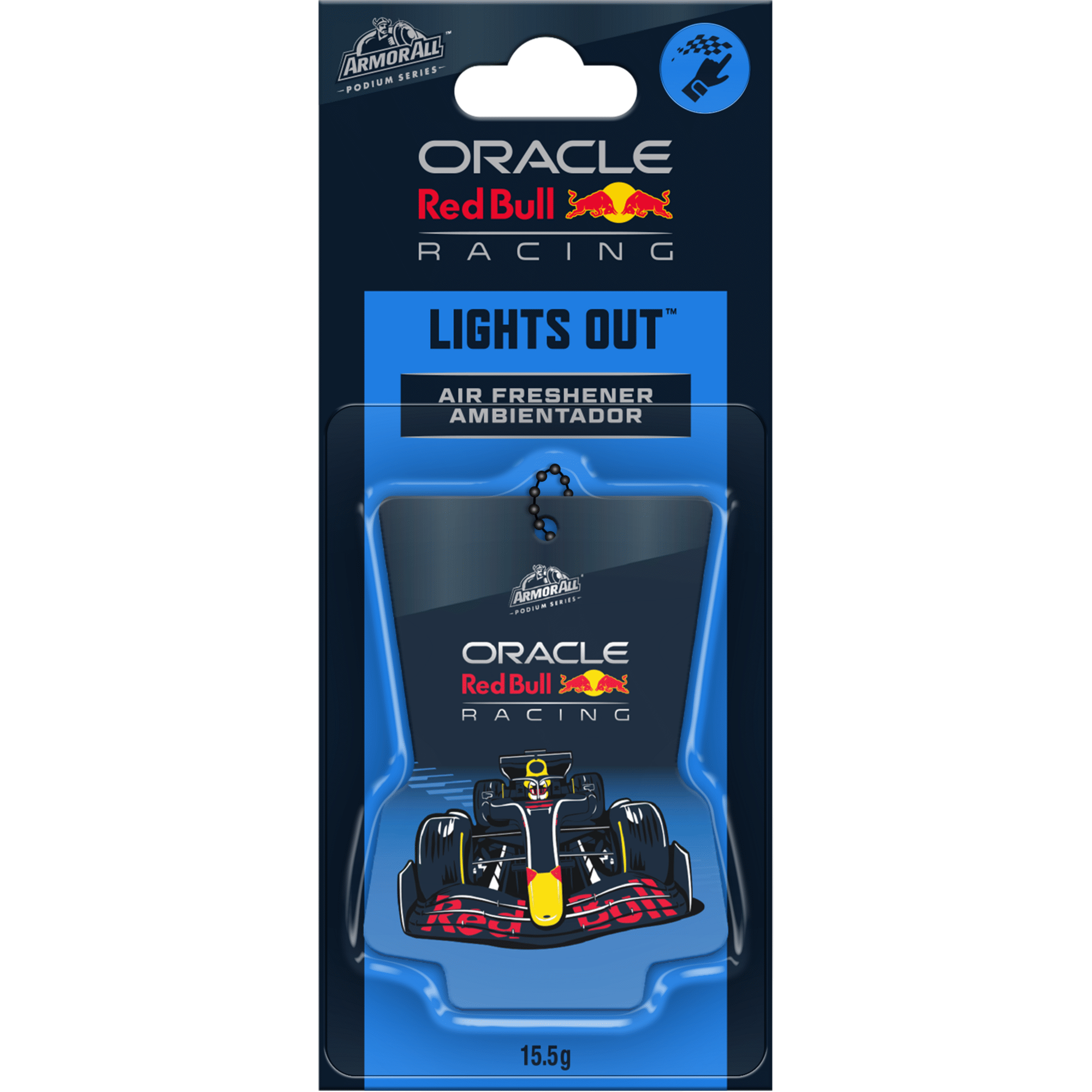 Ambientador Auto Pendurar Cartão Carro F1 Red Bull Lights Out