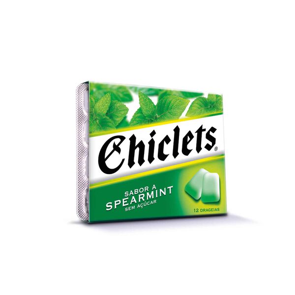 Pastilhas Elásticas de Spearmint Chiclets