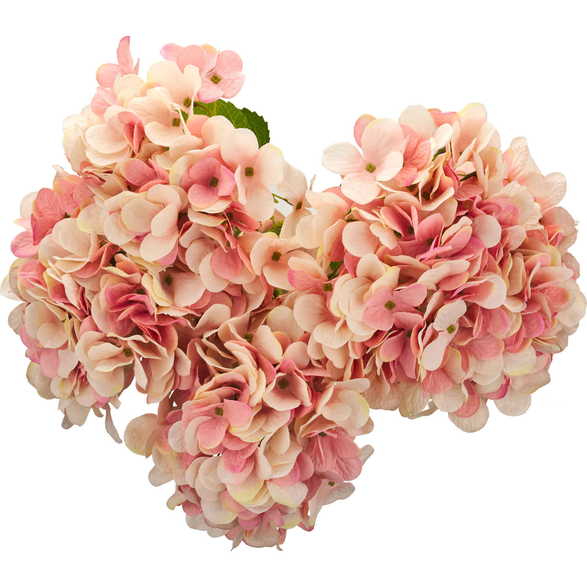 Conjunto 2 Hort&ecirc;nsias Artificiais 30x22x59cm Rosa Kasa