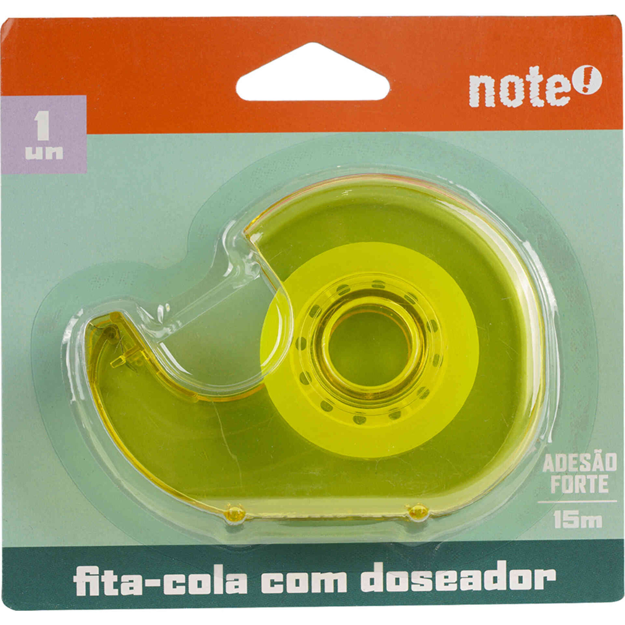 Fita-Cola com Doseador 15mm Transparente Note!