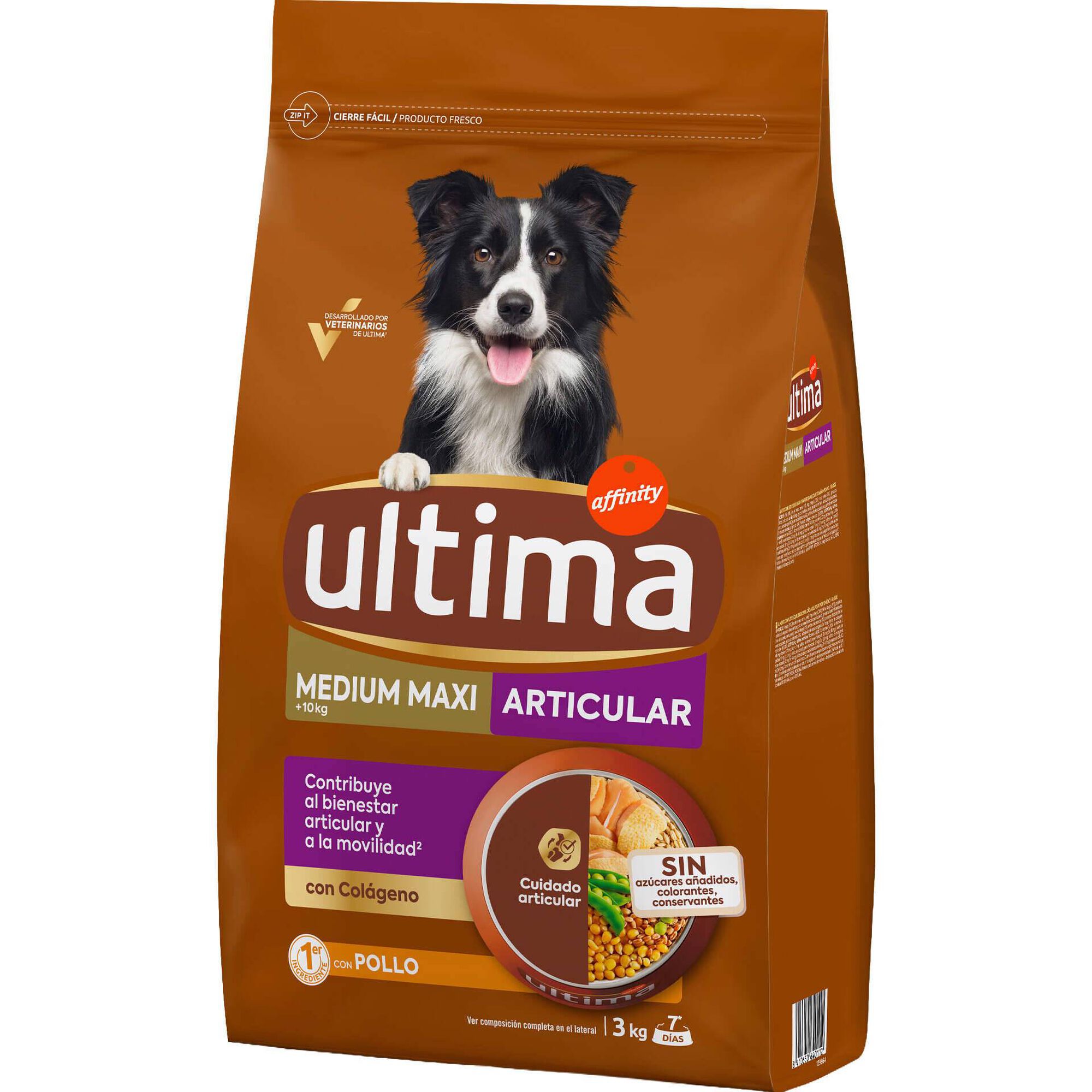 Ra&ccedil;&atilde;o para C&atilde;o Adulto e S&eacute;nior Articular Frango Affinity Ultima