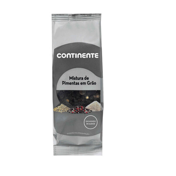 Mistura de Pimentas em Grão em Saqueta Continente